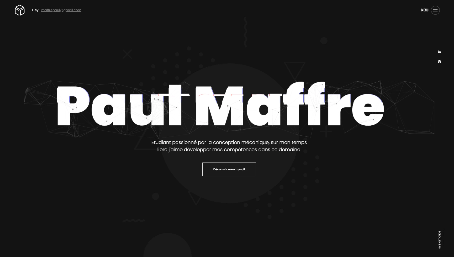 Accueil du site Paul Maffre